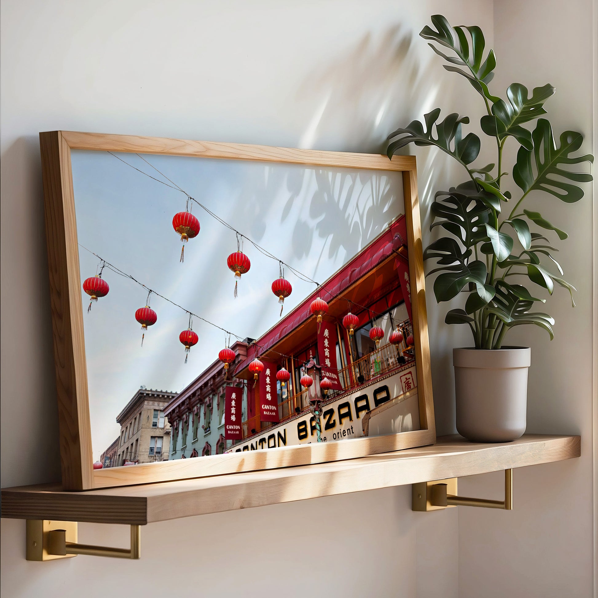 Chinese lanterns canvas | Chinese lanterns print | 17 Mile