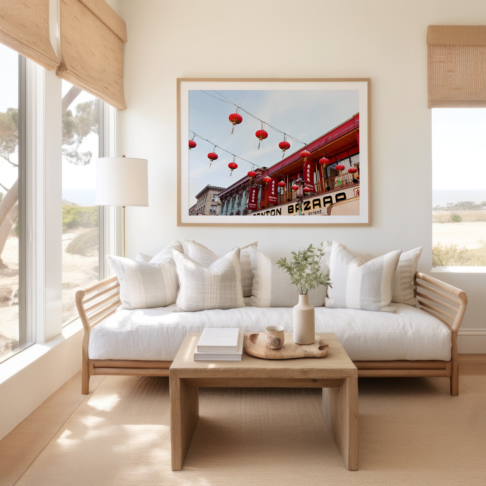 Chinese lanterns canvas | Chinese lanterns print | 17 Mile