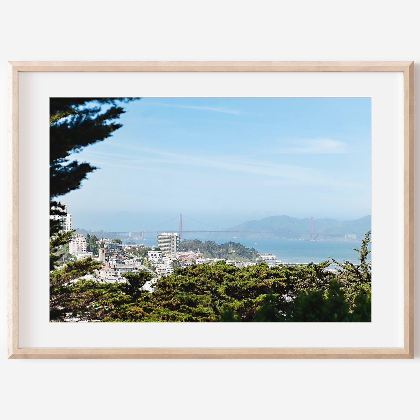 San Francisco City Print | Cityscape Wall Art | 17 Mile