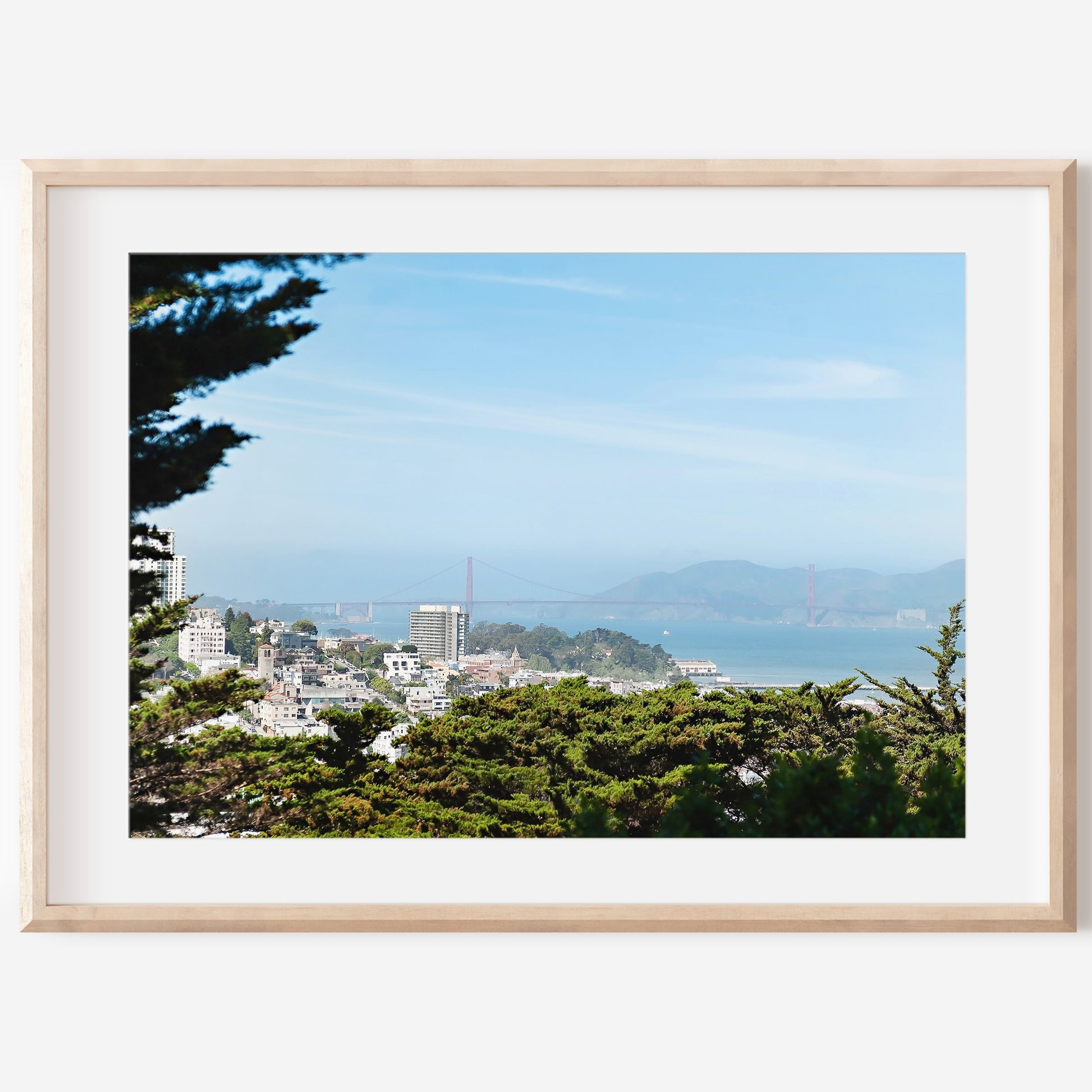 San Francisco City Print | Cityscape Wall Art | 17 Mile