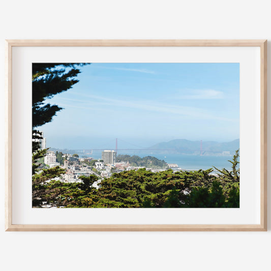 San Francisco City Print | Cityscape Wall Art | 17 Mile