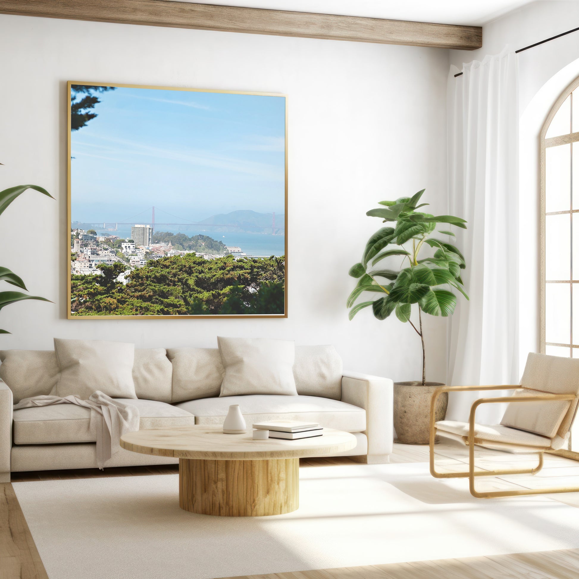 San Francisco City Print | Cityscape Wall Art | 17 Mile