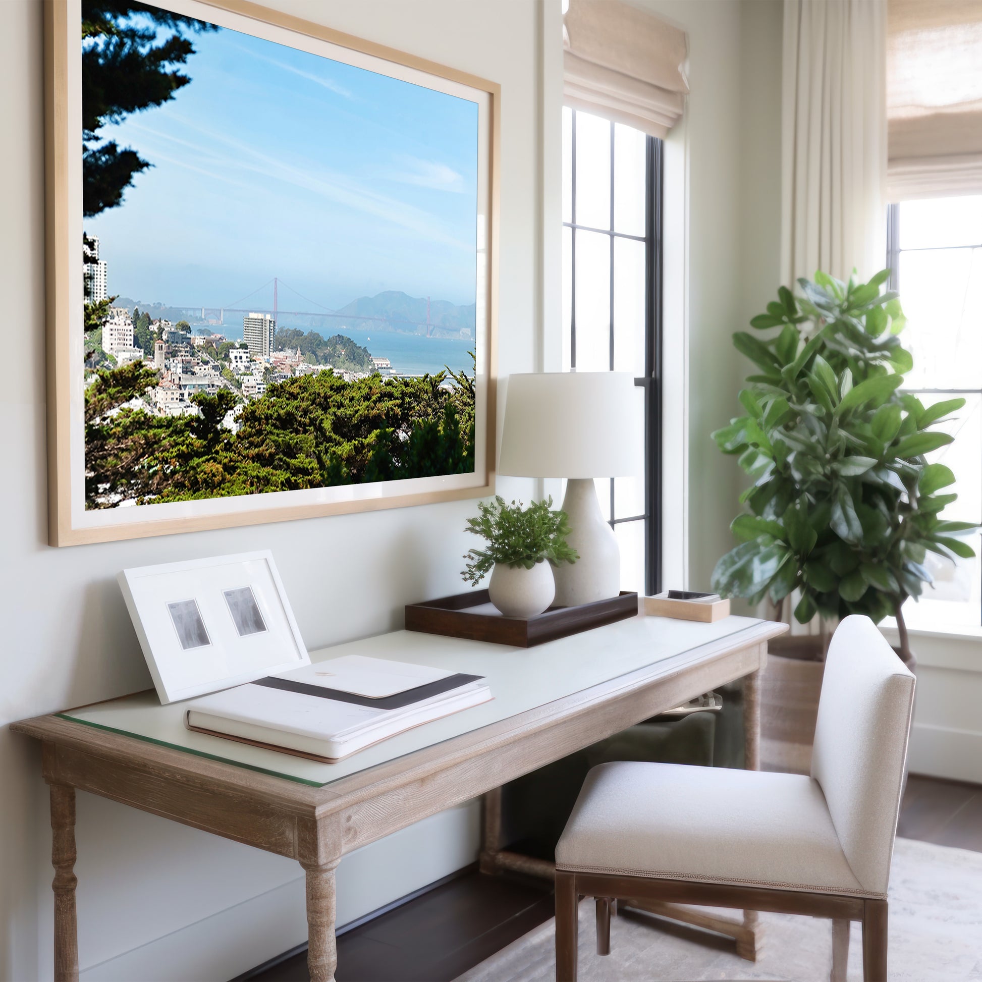 San Francisco City Print | Cityscape Wall Art | 17 Mile