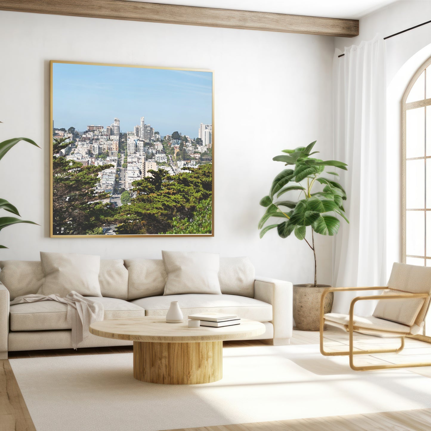 Downtown City Print | California City Art | 17 Mile