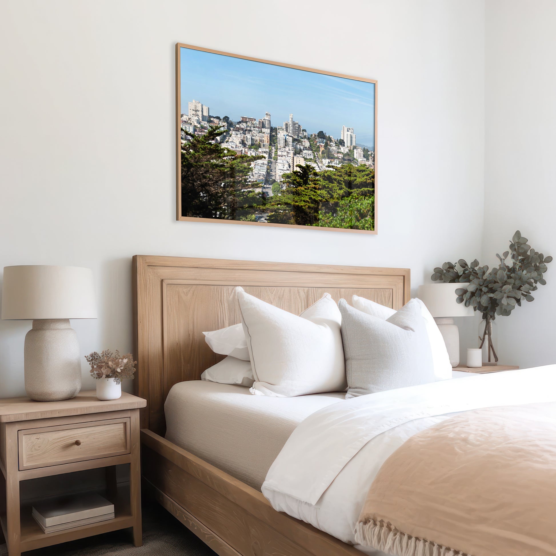 Downtown City Print | California City Art | 17 Mile