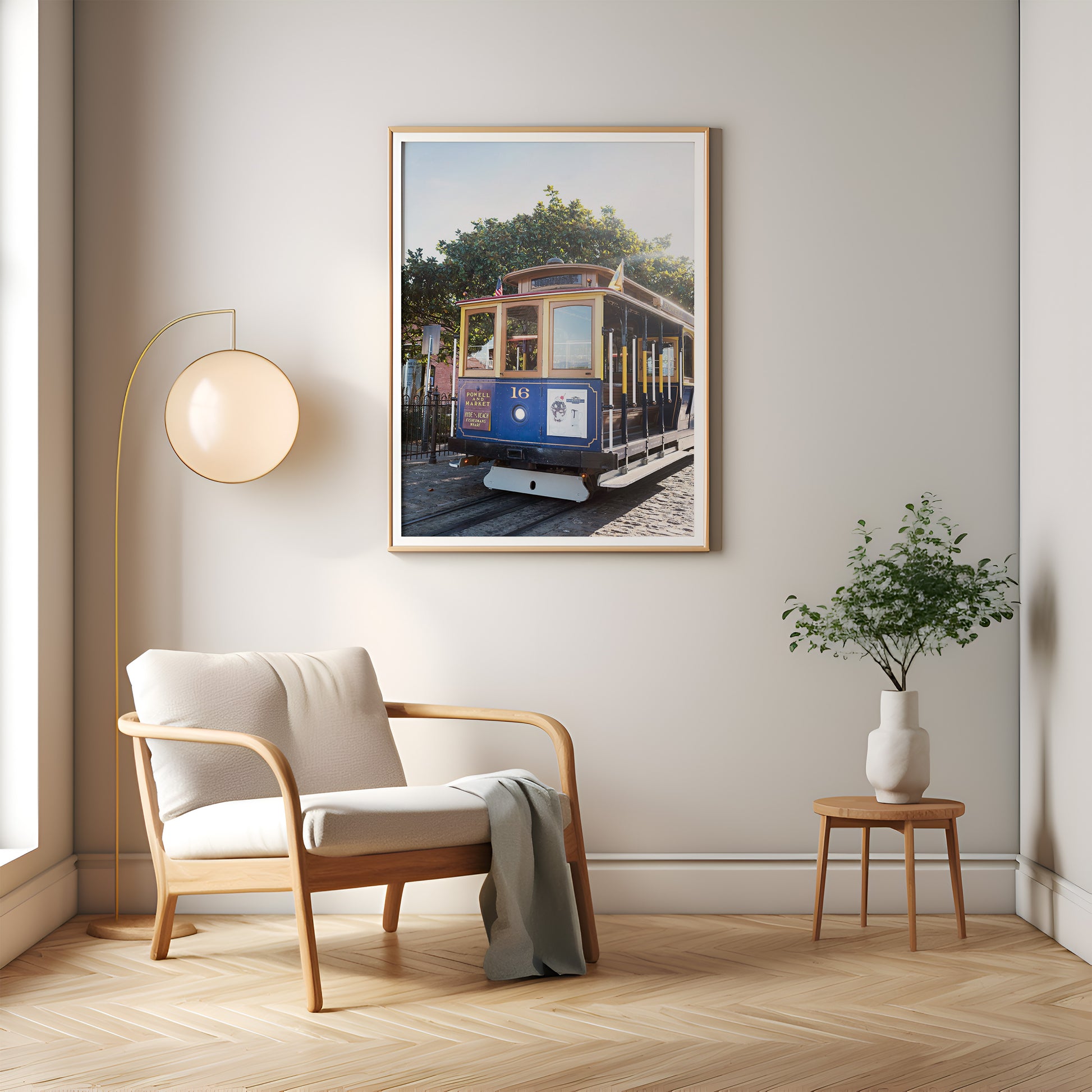 Trolley Car Print | Trolley Car Canvas | 17 Mile
