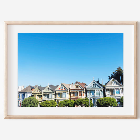 Painted Ladies Wall Art | Victorian Houses Canvas | 17 Mile 