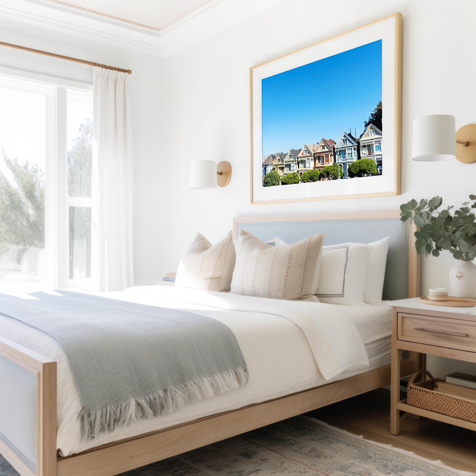 Painted Ladies Wall Art | Victorian Houses Canvas | 17 Mile 