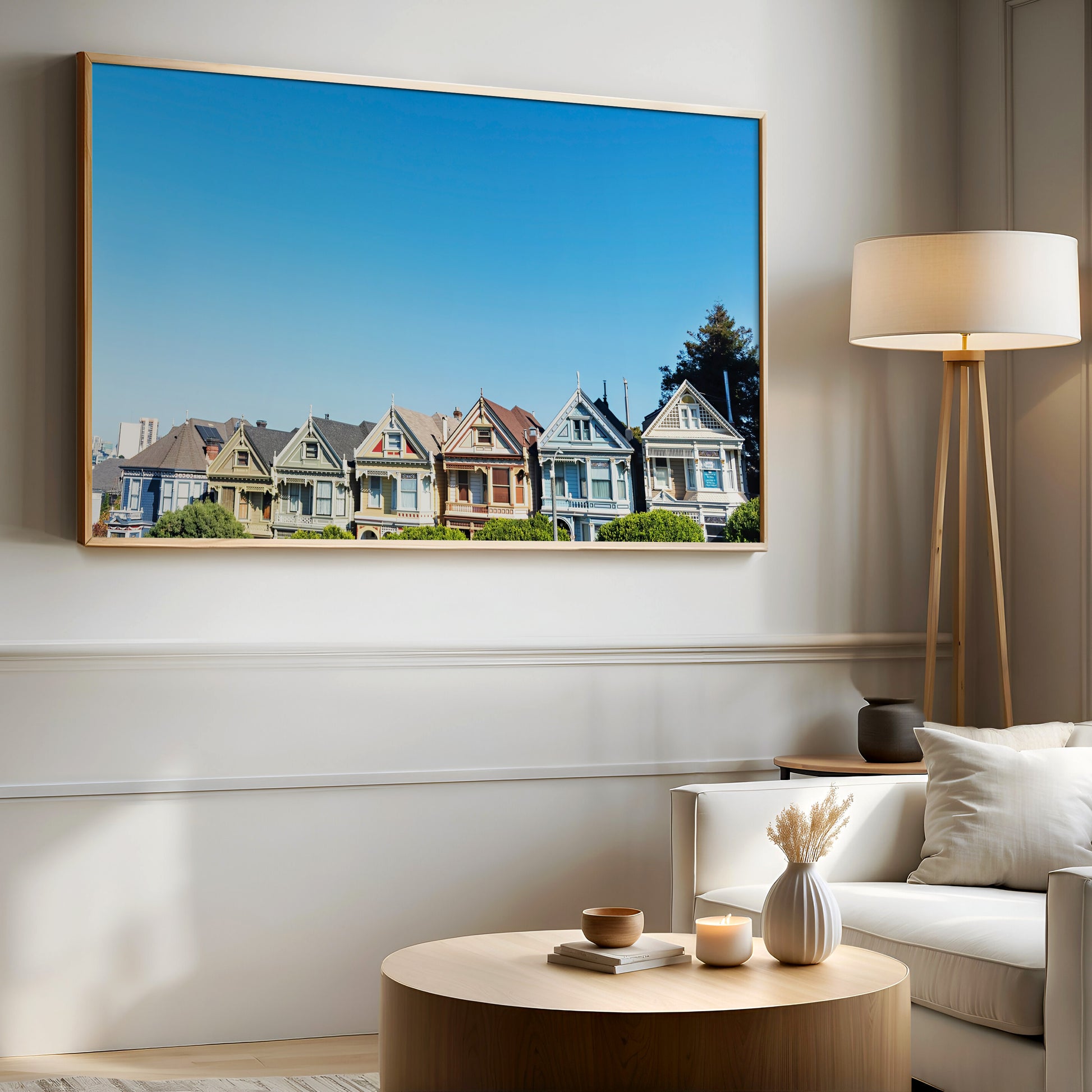 Painted Ladies Wall Art | Victorian Houses Canvas | 17 Mile 
