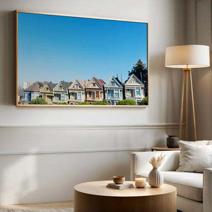 Painted Ladies Wall Art | Victorian Houses Canvas | 17 Mile 
