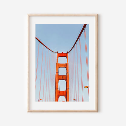 Golden Gate Bridge Tower Print