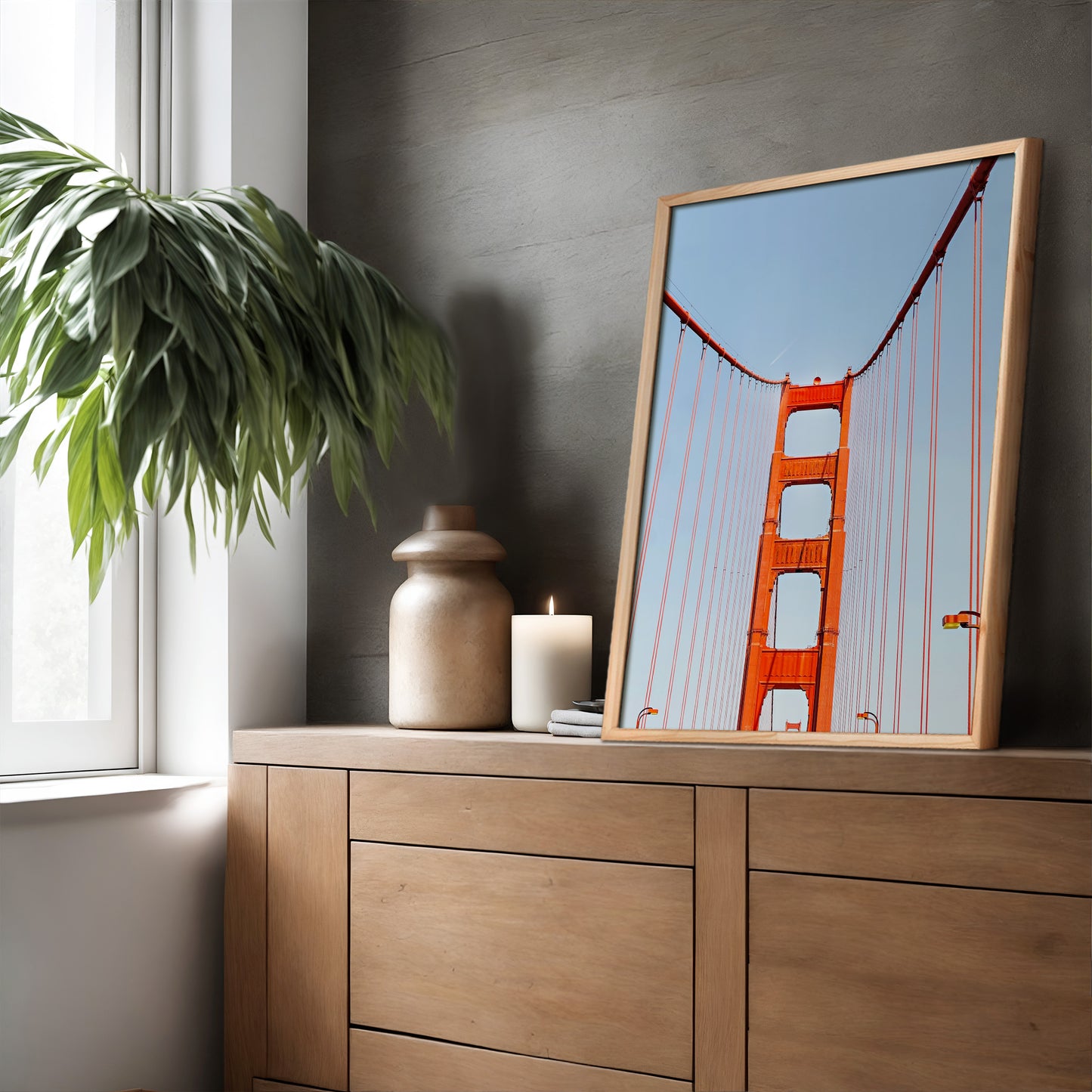 Golden Gate Bridge Tower Print