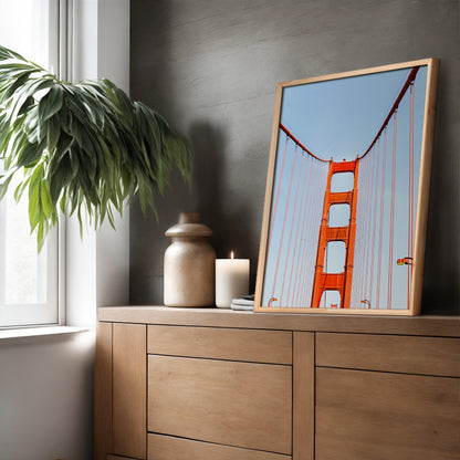 Golden Gate Bridge Tower Print