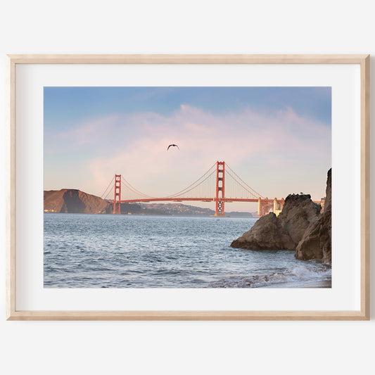 Golden Gate Bridge San Francisco Sunset Print