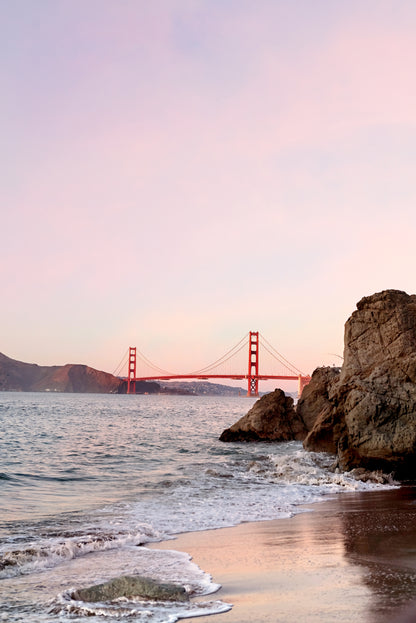 Sunset Canvas Wall Art | Sunset Bridge Canvas | 17 Mile