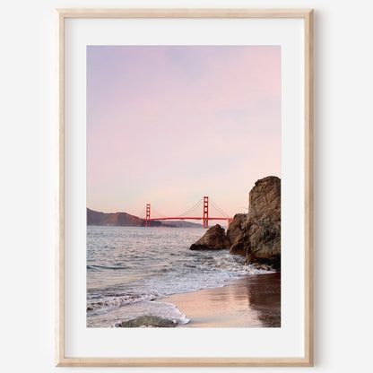 Sunset Canvas Wall Art | Sunset Bridge Canvas | 17 Mile