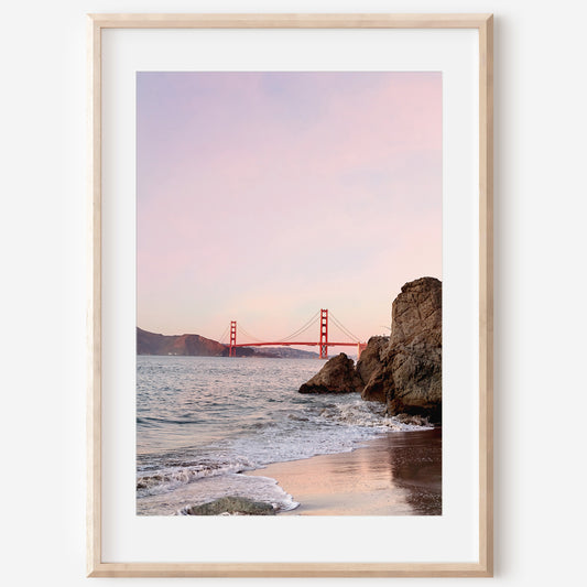 Sunset Canvas Wall Art | Sunset Bridge Canvas | 17 Mile