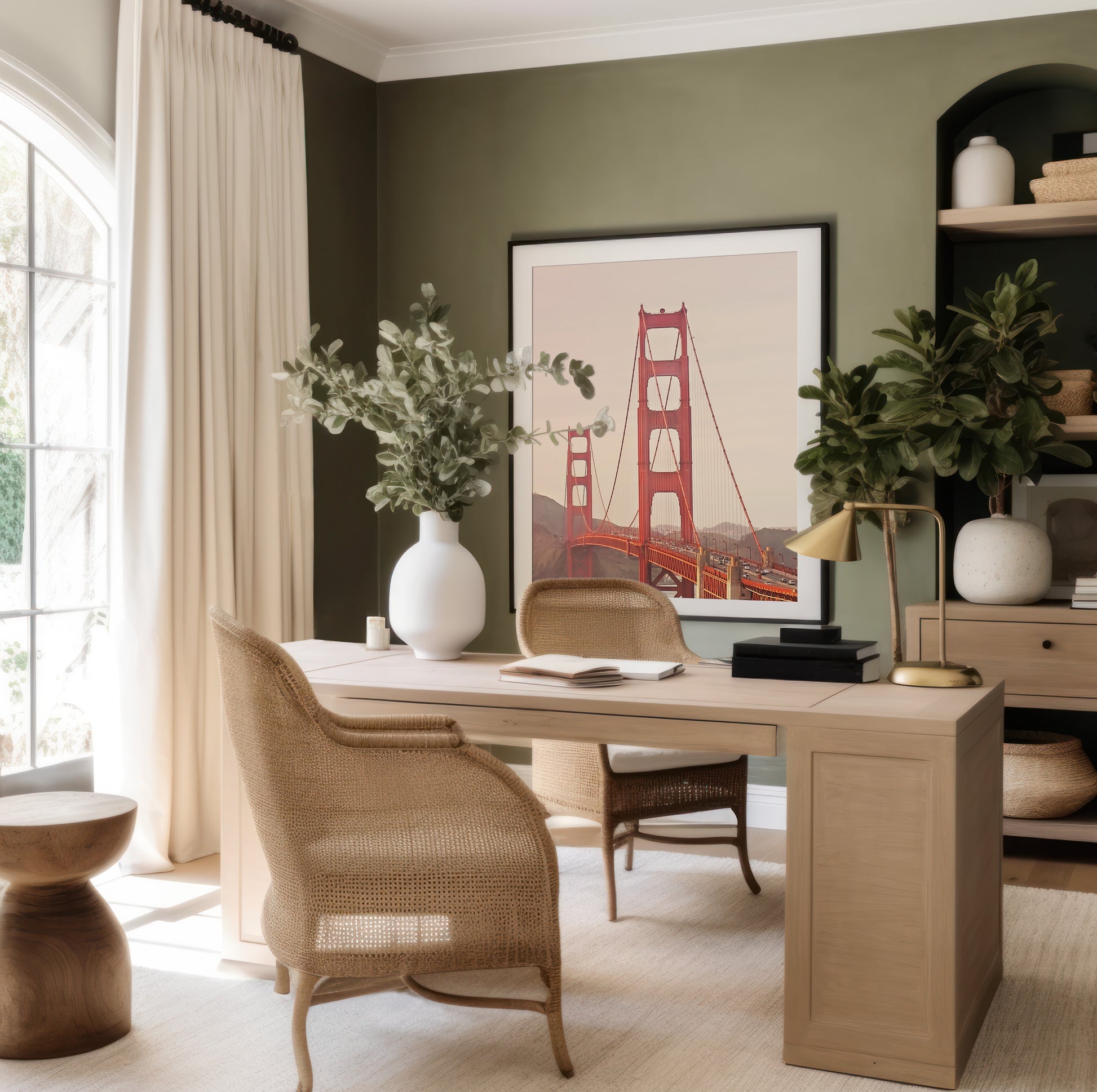 Beautiful Bridge Print | Golden Gate Canvas | 17 Mile