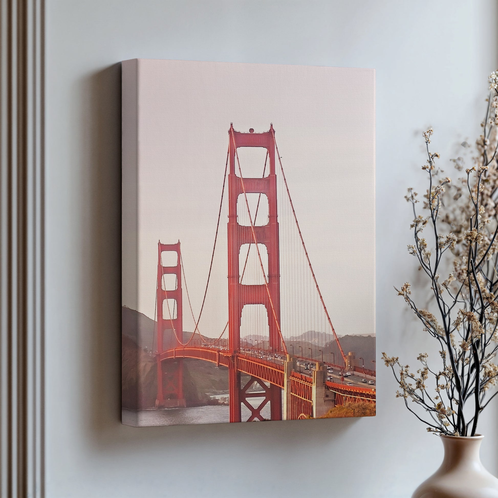 Beautiful Bridge Print | Golden Gate Canvas | 17 Mile