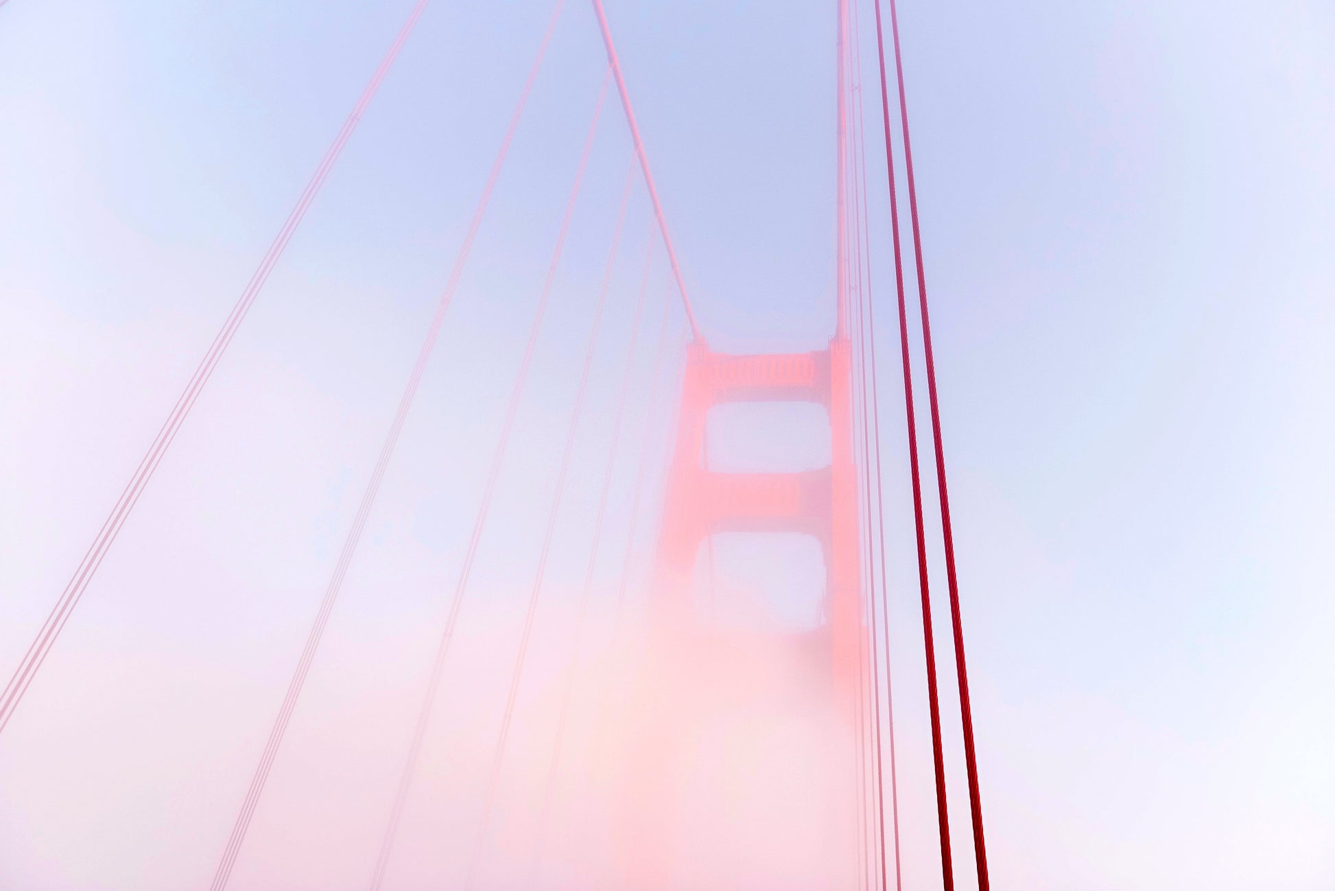 Modern Golden Gate Canvas | Golden Gate Print | 17 Mile