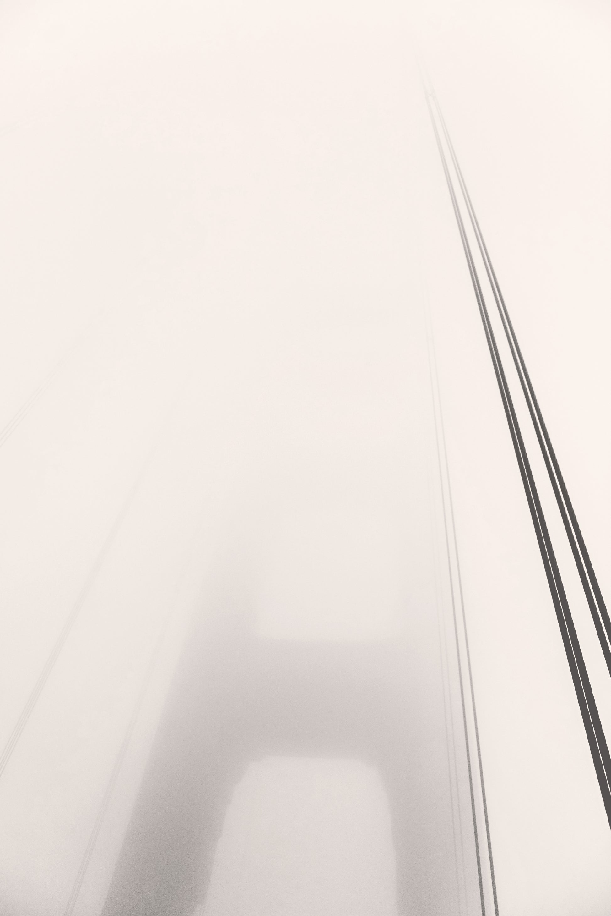 Foggy Bridge Canvas | Golden Gate Bridge Canvas | 17 Mile