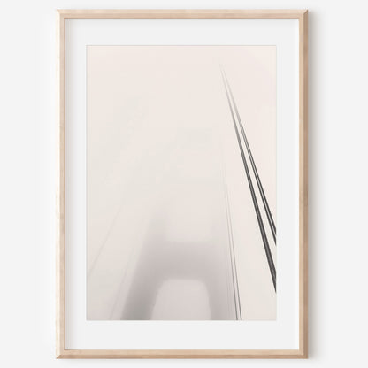 Foggy Bridge Canvas | Golden Gate Bridge Canvas | 17 Mile