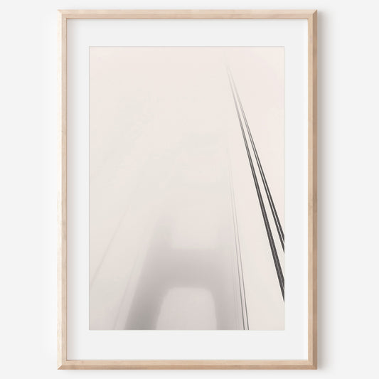 Foggy Bridge Canvas | Golden Gate Bridge Canvas | 17 Mile