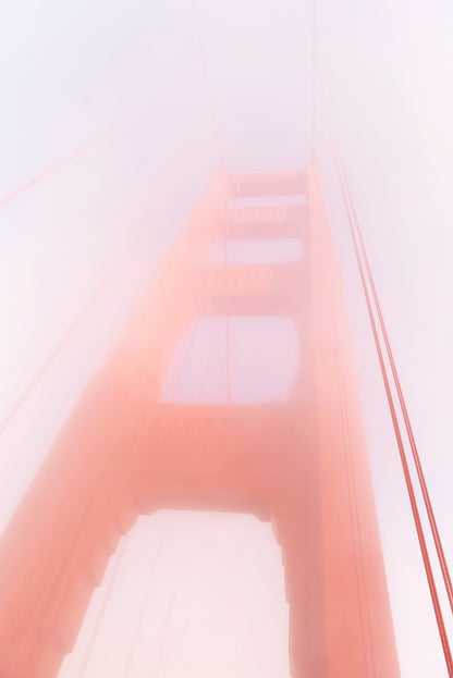 Foggy Golden Gate Canvas | Foggy Golden Gate Print | 17 Mile