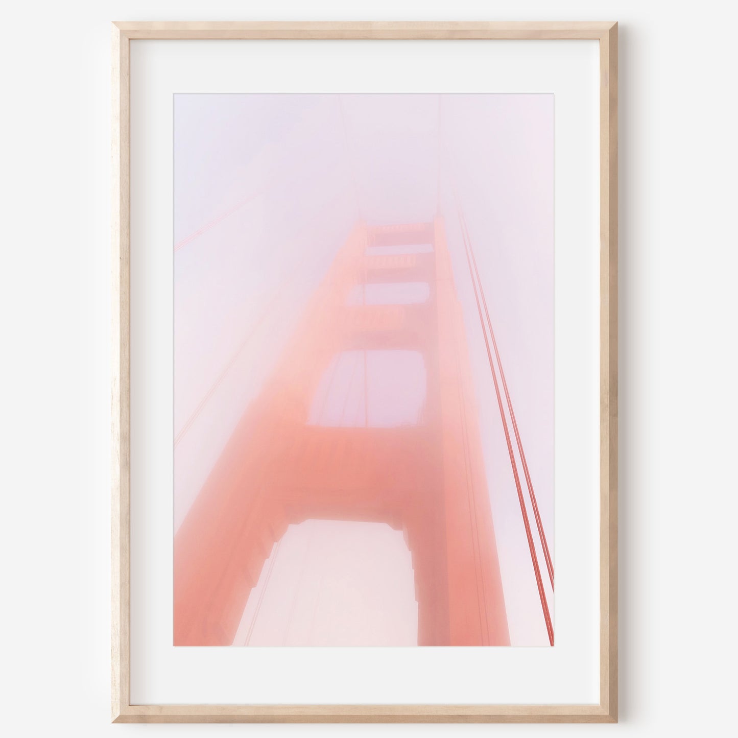 Foggy Golden Gate Canvas | Foggy Golden Gate Print | 17 Mile
