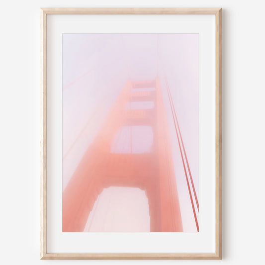 Foggy Golden Gate Canvas | Foggy Golden Gate Print | 17 Mile