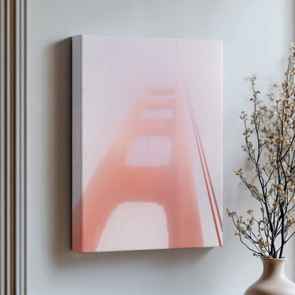 Foggy Golden Gate Canvas | Foggy Golden Gate Print | 17 Mile