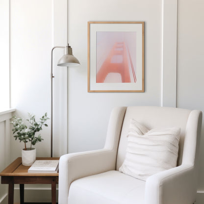 Foggy Golden Gate Canvas | Foggy Golden Gate Print | 17 Mile