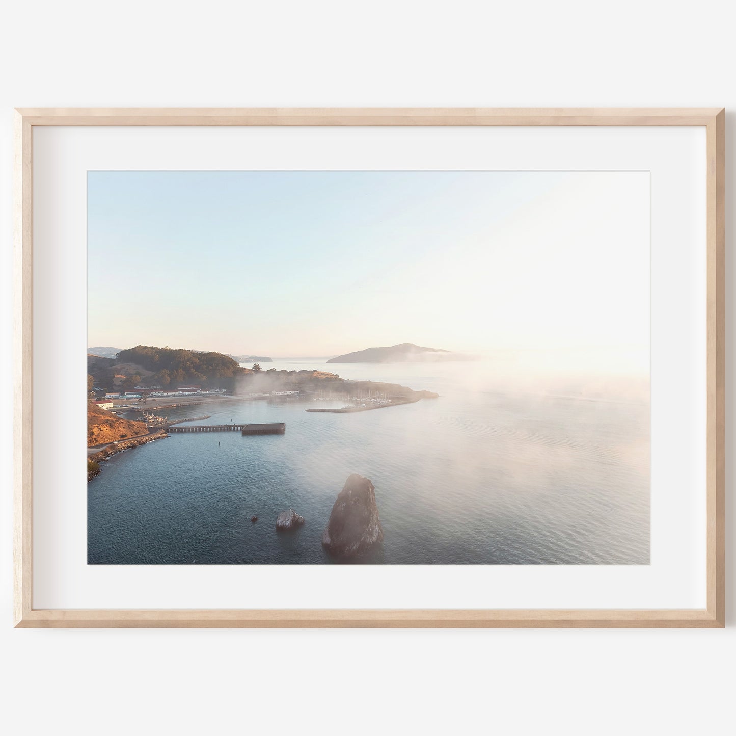San Francisco Bay Canvas | Foggy Bay Canvas | 17 Mile