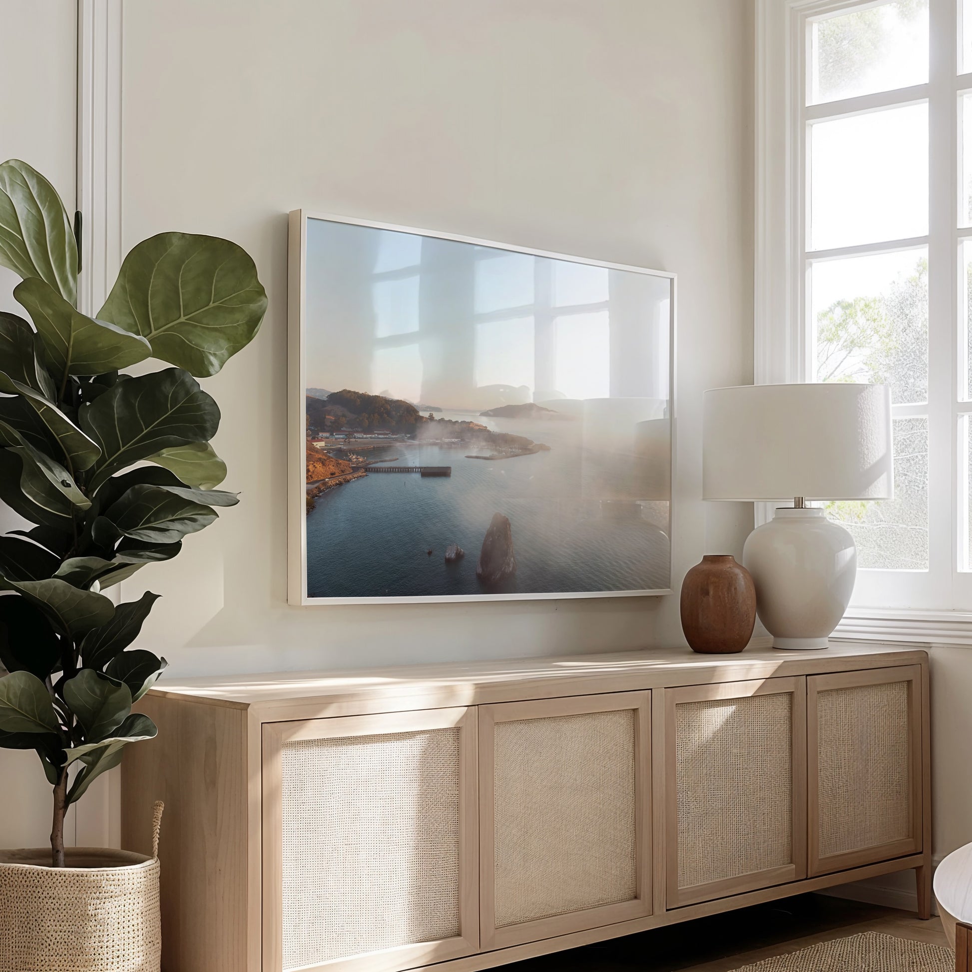 San Francisco Bay Canvas | Foggy Bay Canvas | 17 Mile