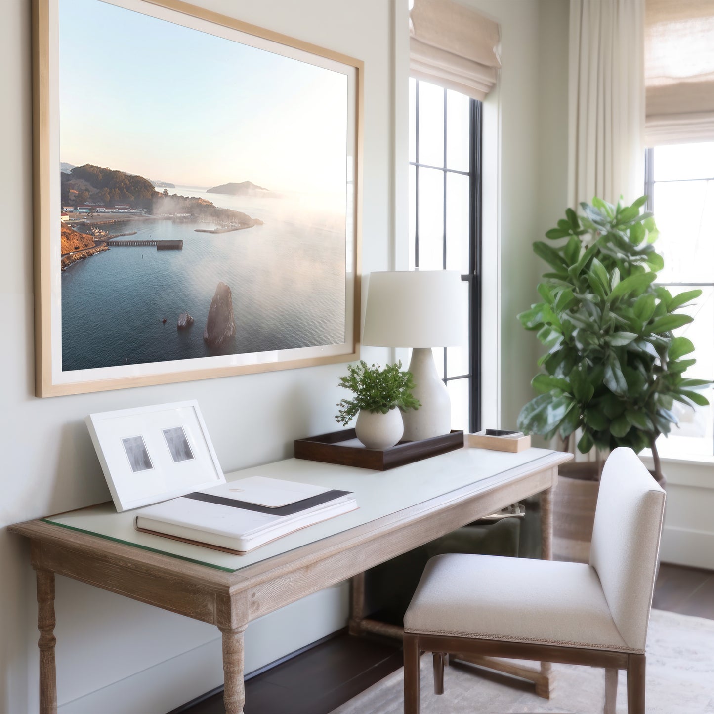 San Francisco Bay Canvas | Foggy Bay Canvas | 17 Mile