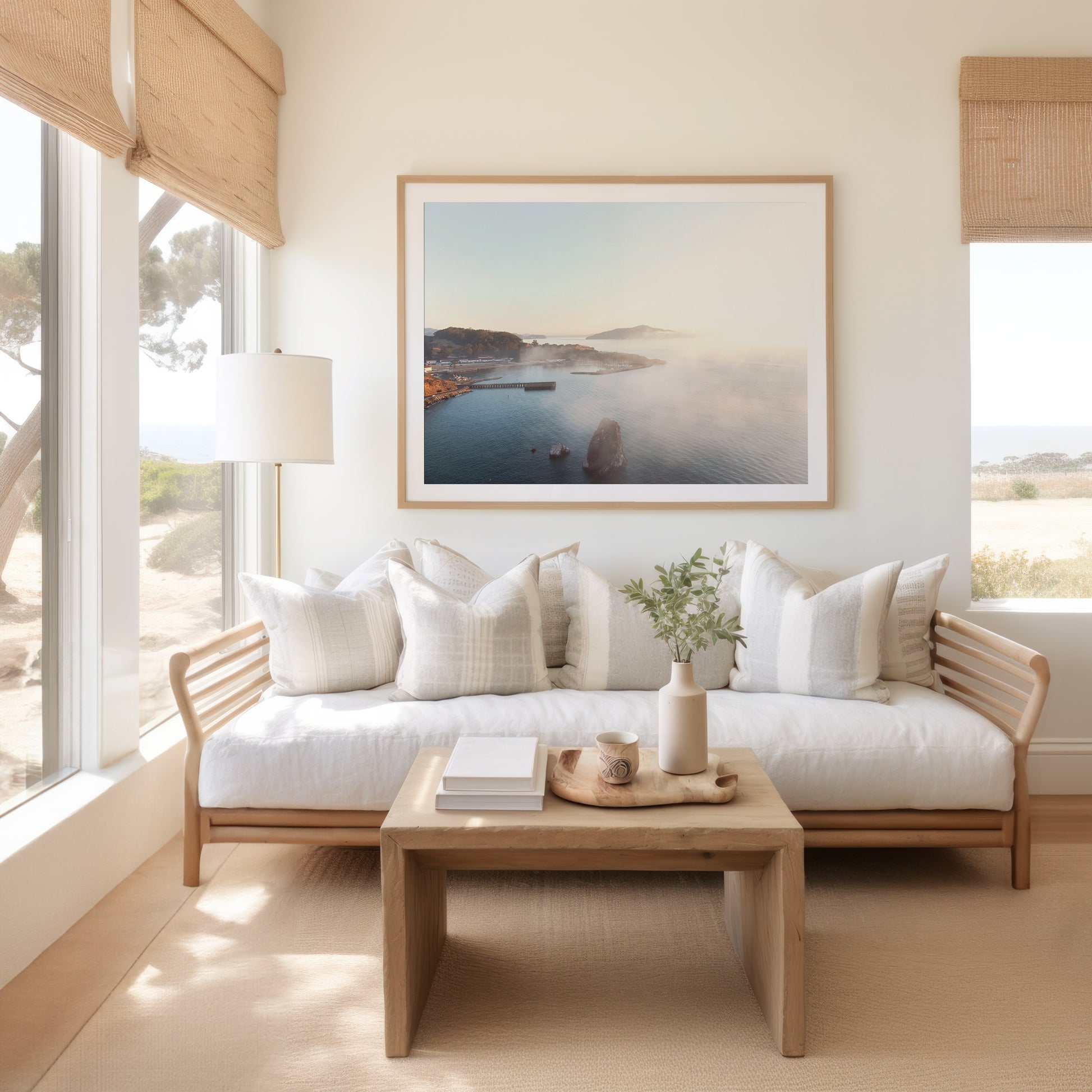 San Francisco Bay Canvas | Foggy Bay Canvas | 17 Mile