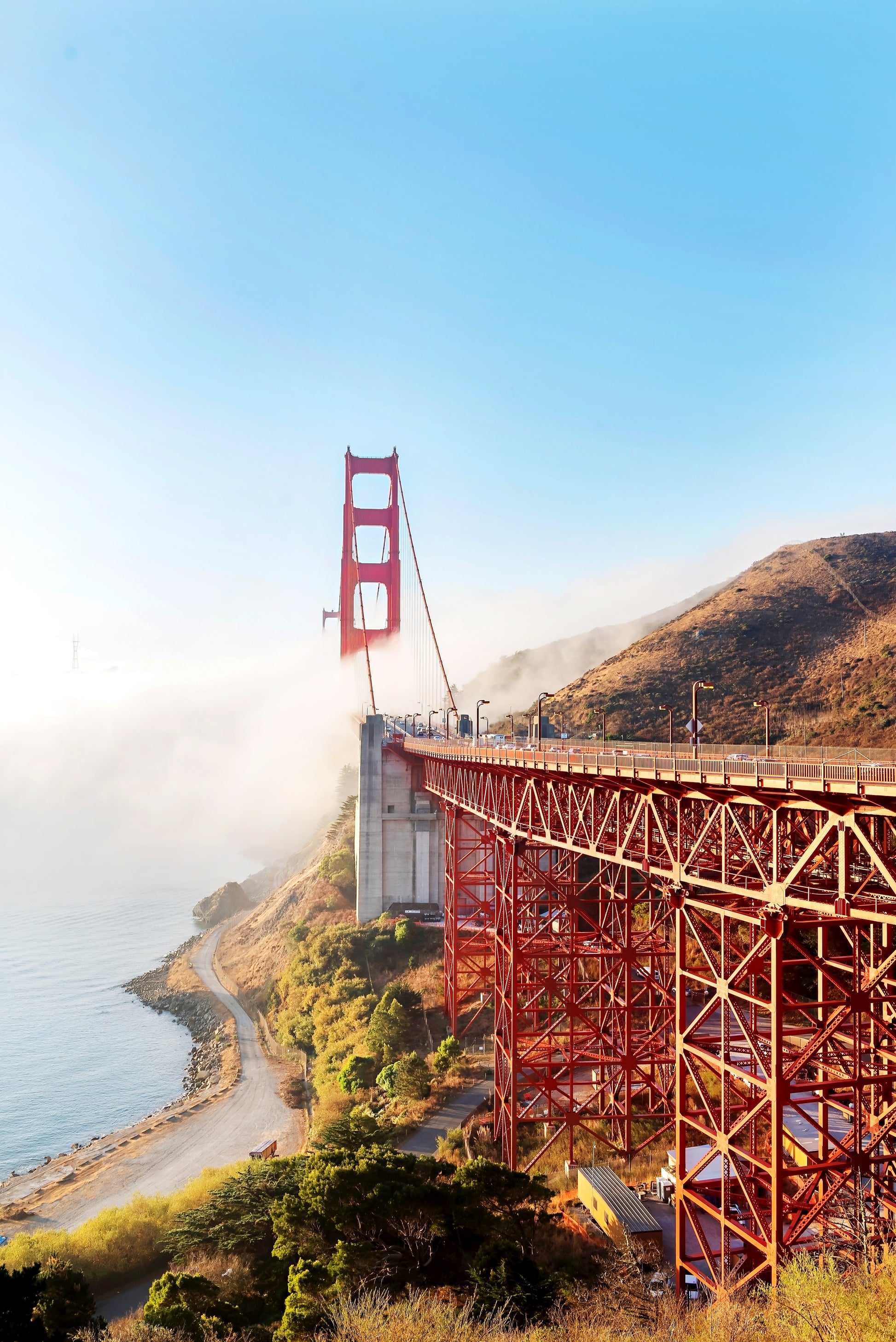 Modern Wall Print | Golden Gate Print | 17 Mile