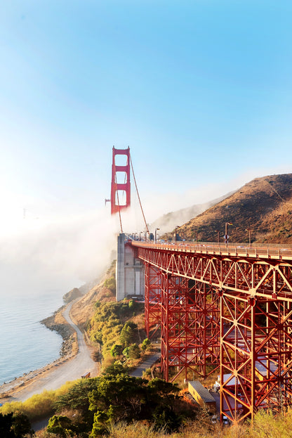 Modern Wall Print | Golden Gate Print | 17 Mile