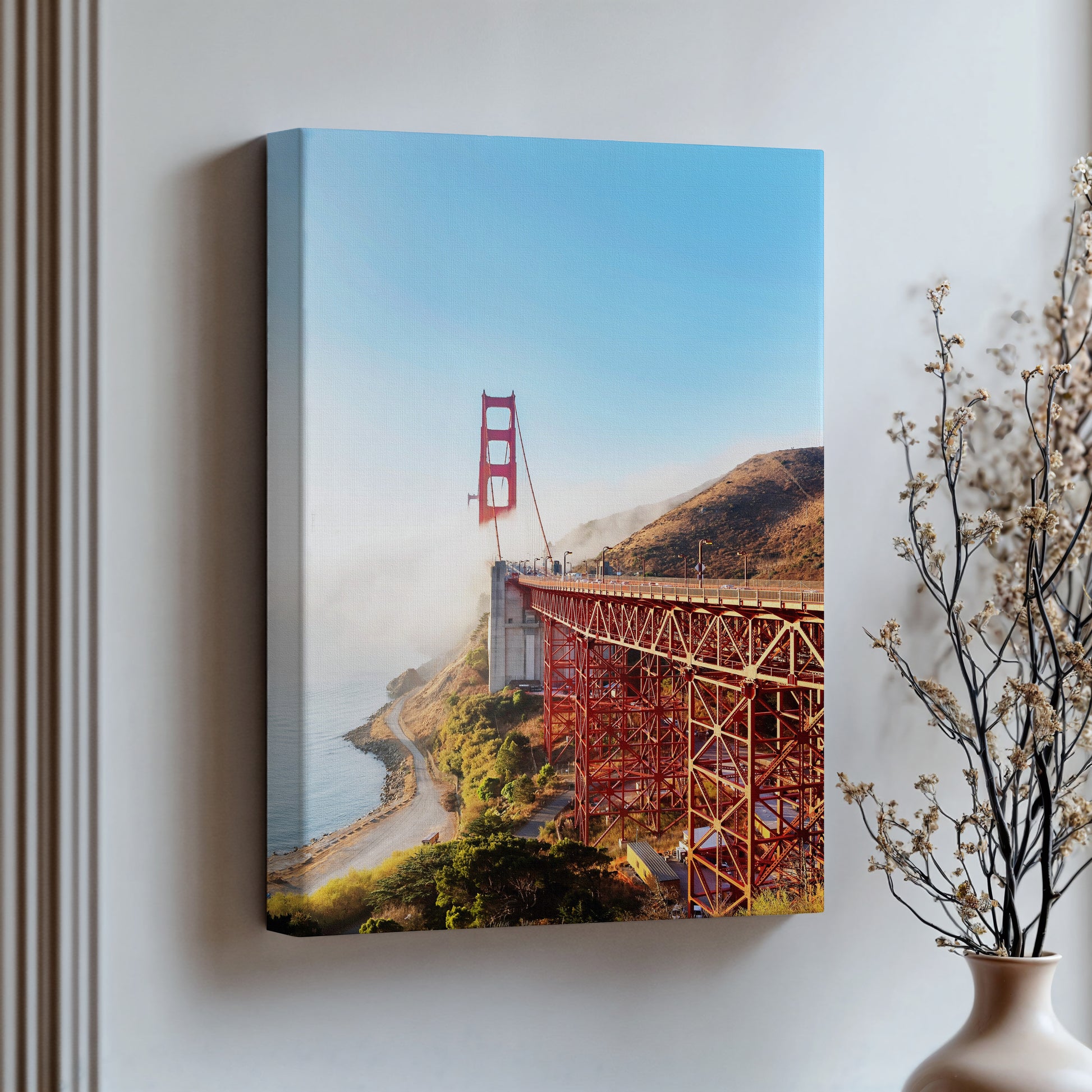 Modern Wall Print | Golden Gate Print | 17 Mile