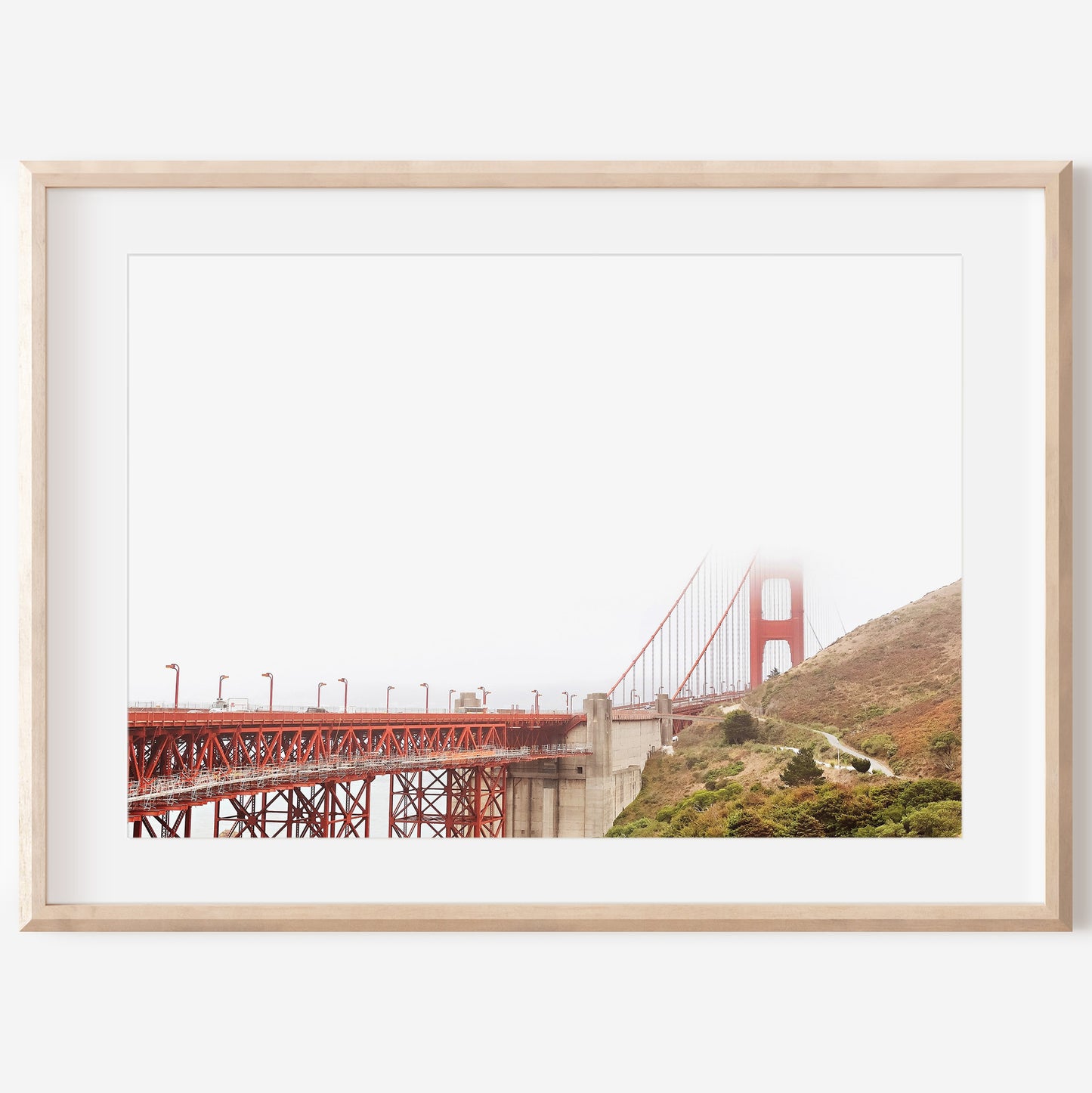 San Francisco Canvas | Golden Gate Print | 17 Mile