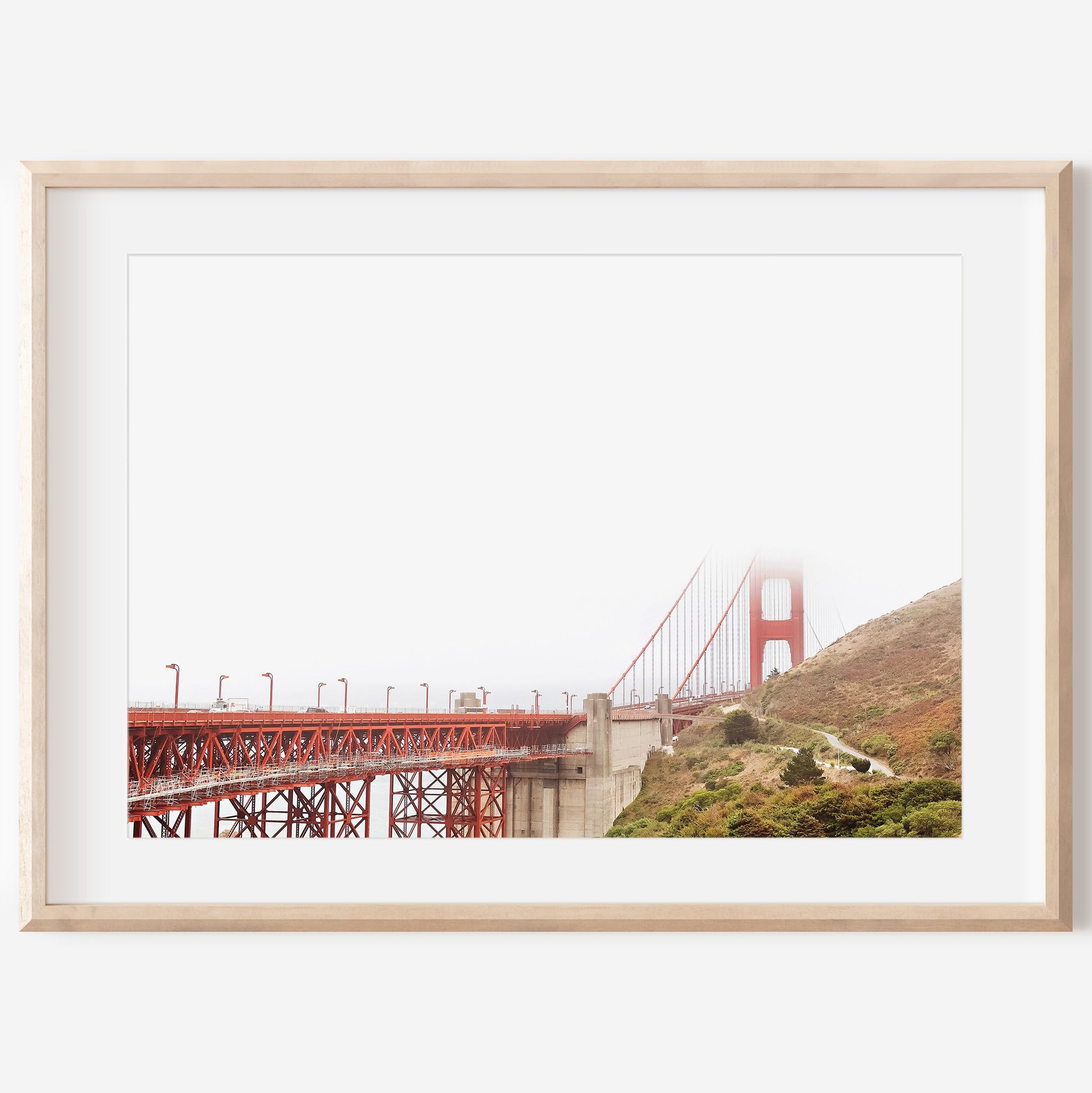 San Francisco Canvas | Golden Gate Print | 17 Mile