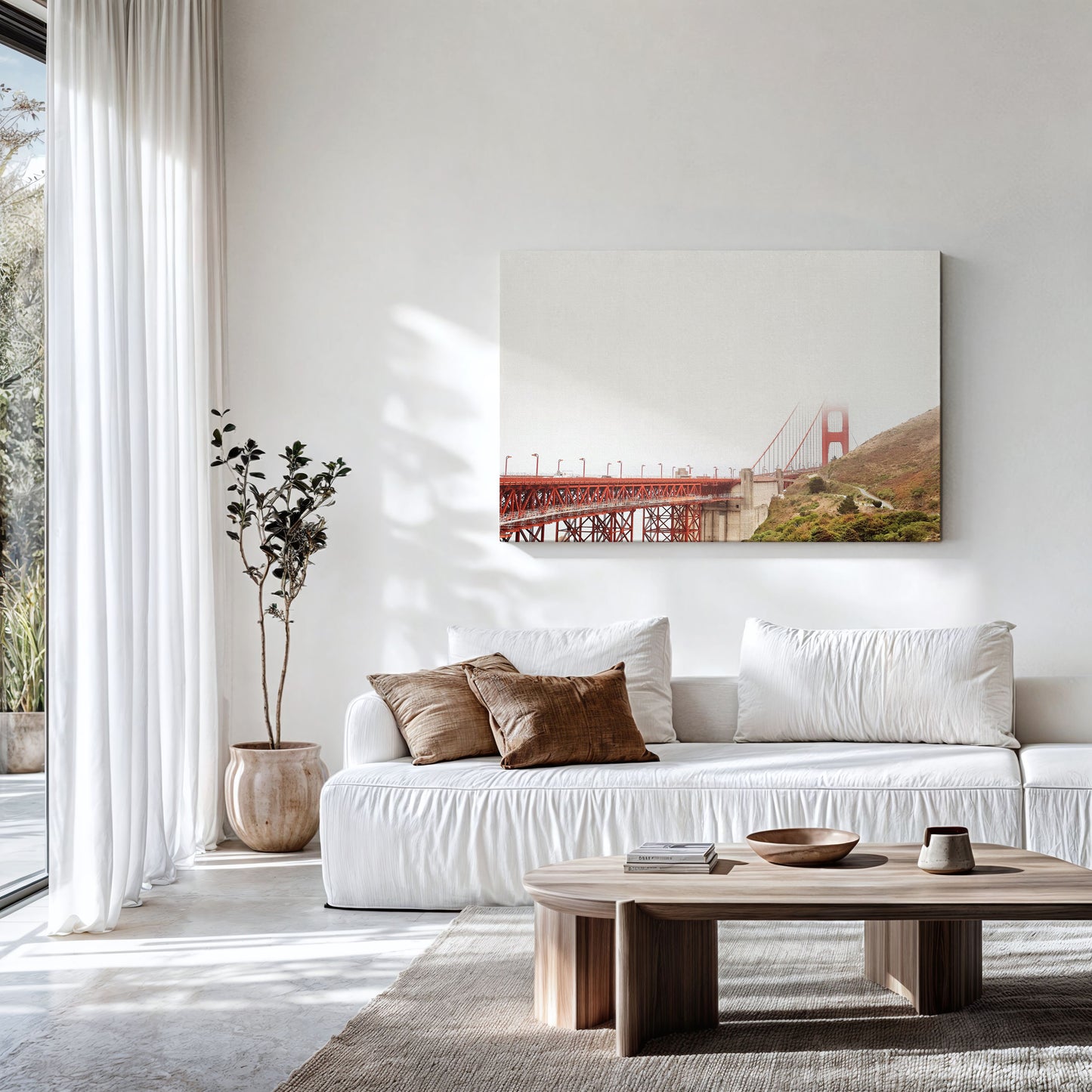 San Francisco Canvas | Golden Gate Print | 17 Mile