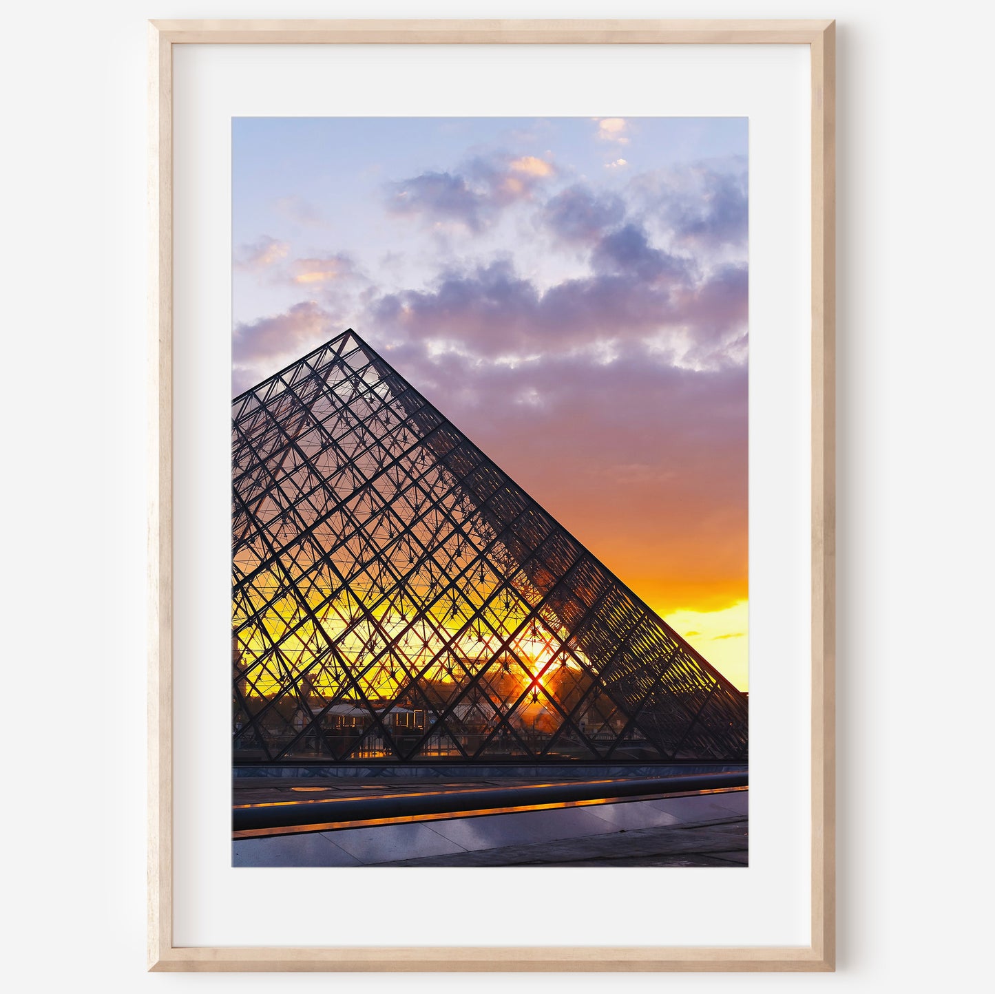Louvre Museum Print