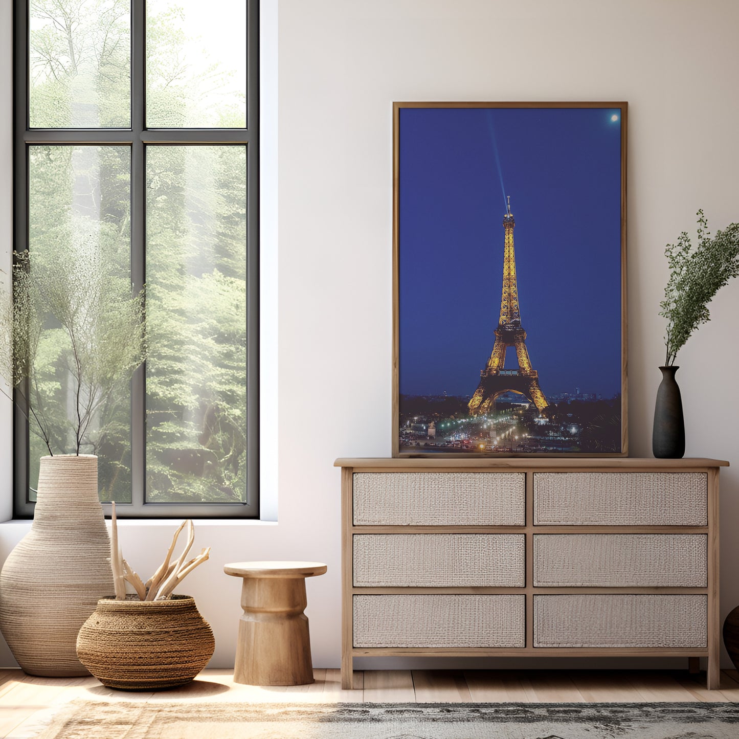 Eiffel Tower at Night Print