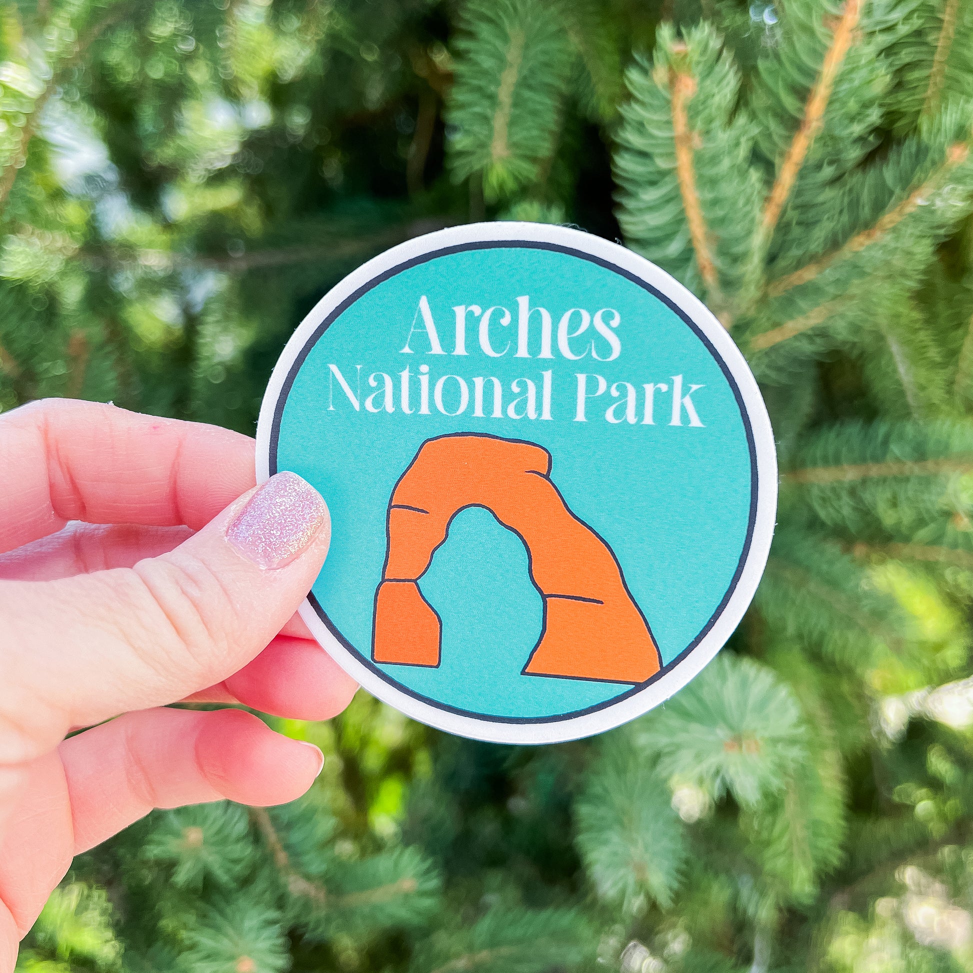 Arches Park Sticker | National Park Sticker | 17 Mile