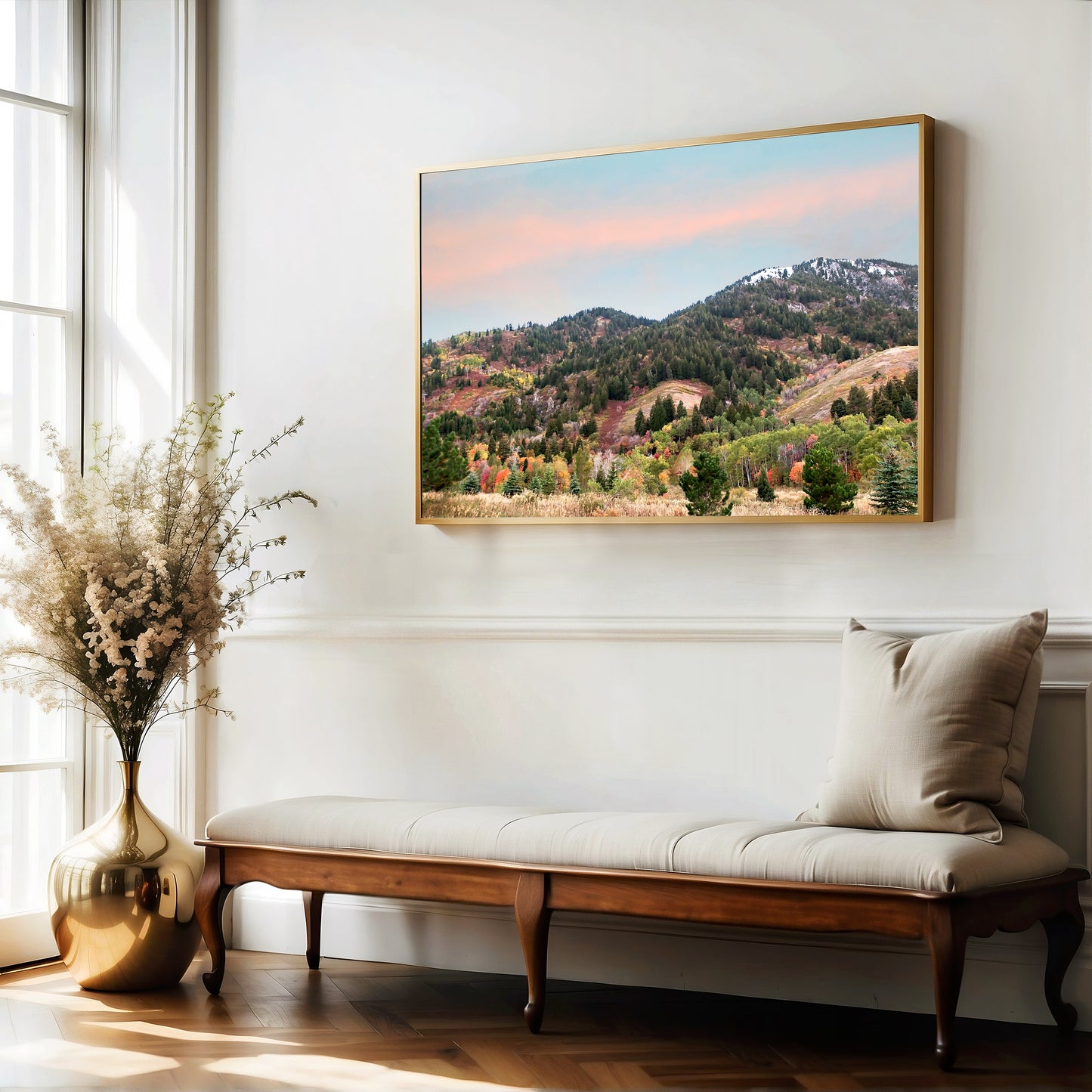 Autumn Colors Mountain Print | Utah Fall Photography | 17 Mile