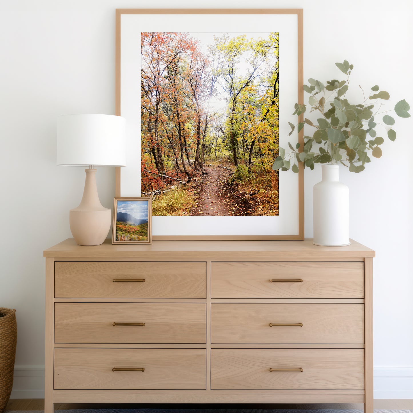 Autumn Trail Print | Utah Fall Photography | 17 Mile