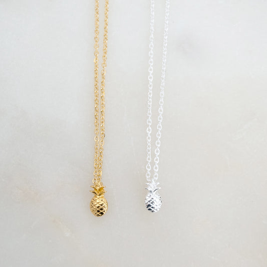 Women's Pineapple Necklace | Waterproof Necklace | 17 Mile