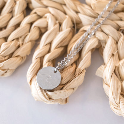 Ocean Wave Necklace | Unisex Wave Necklace | 17 Mile