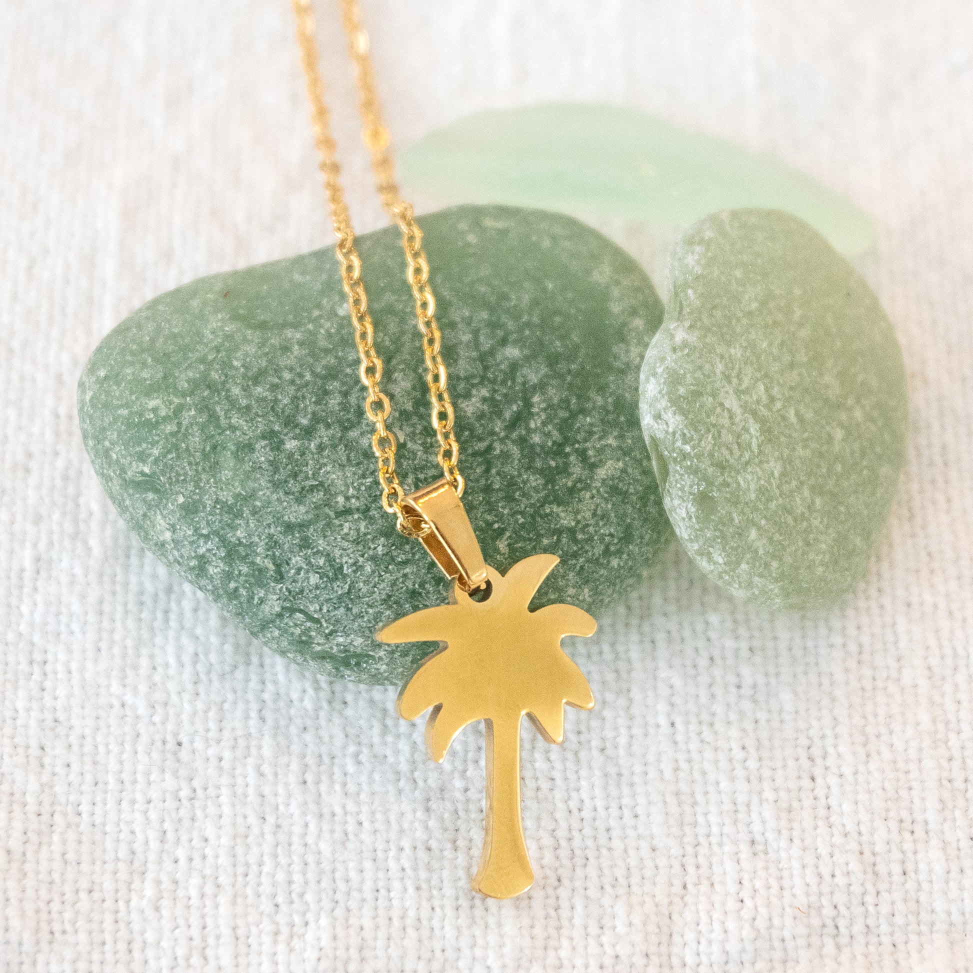 Palm Tree Necklace | Palm Tree Pendant | 17 Mile